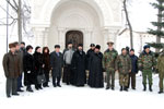 Открытие IX всероссийских Суворовских сборов